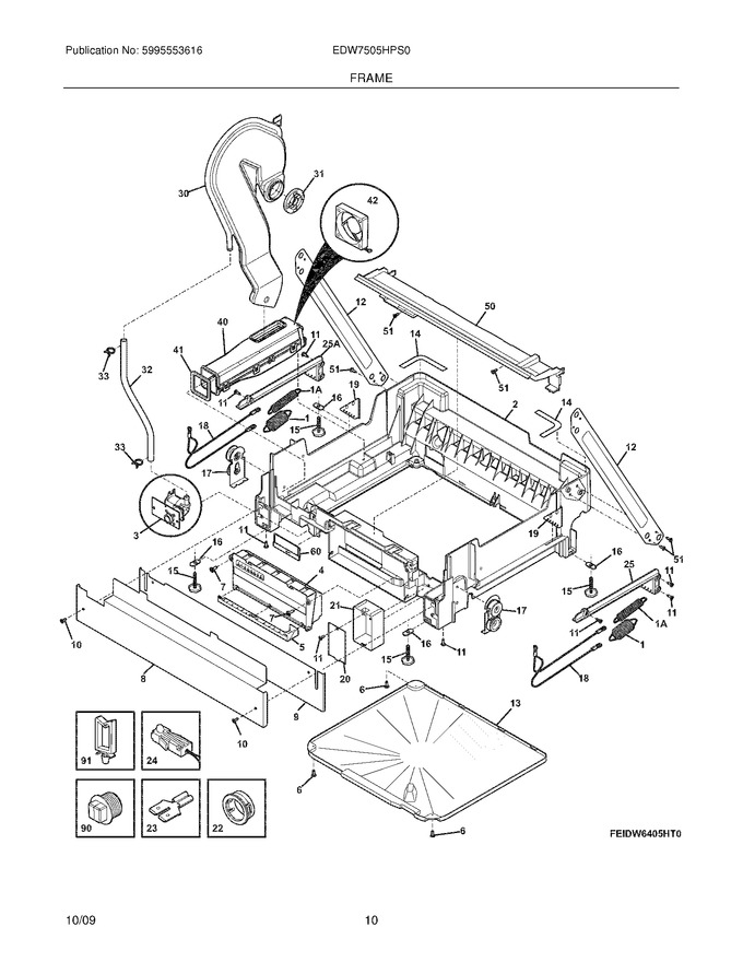 Diagram for EDW7505HPS0