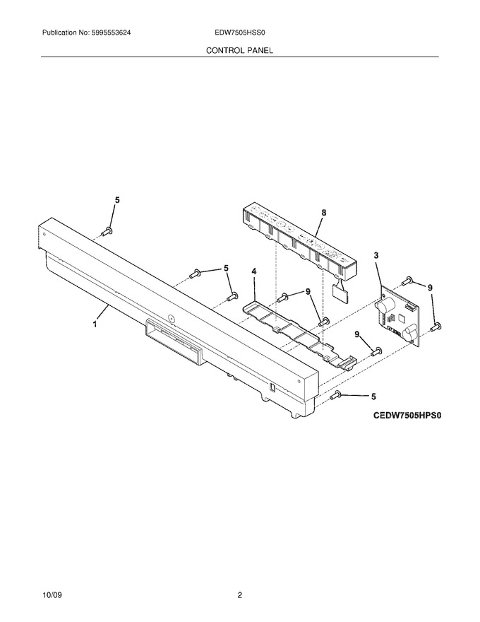Diagram for EDW7505HSS0