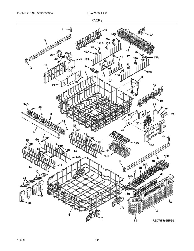 Diagram for EDW7505HSS0