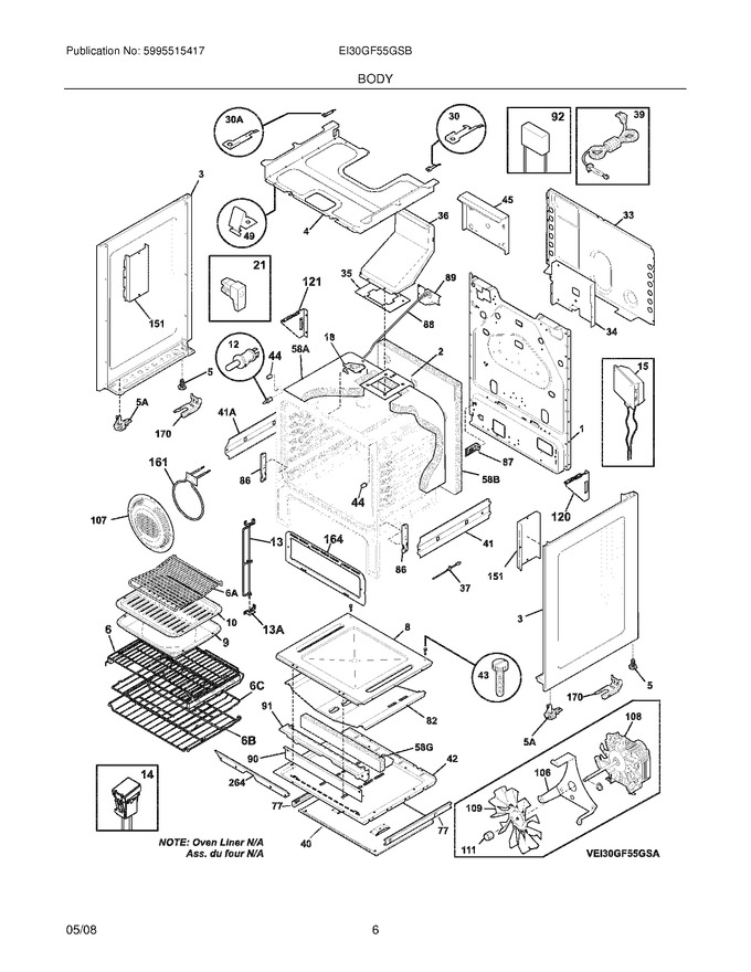 Diagram for EI30GF55GSB