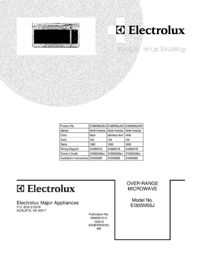 Diagram for EI30SM55JBA