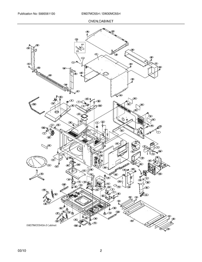Diagram for EW30MO55HSA