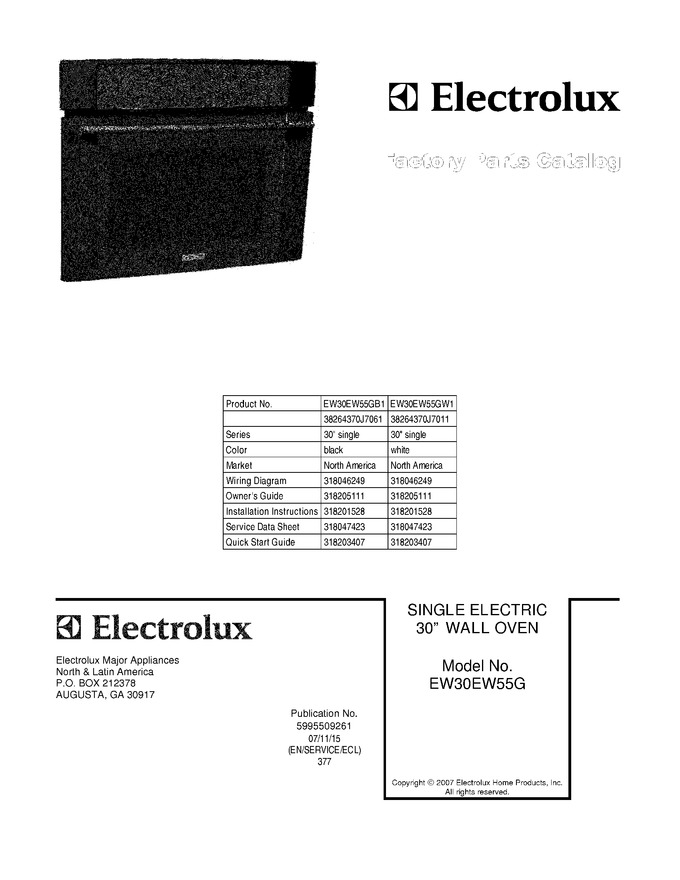 Diagram for EW30EW55GW1
