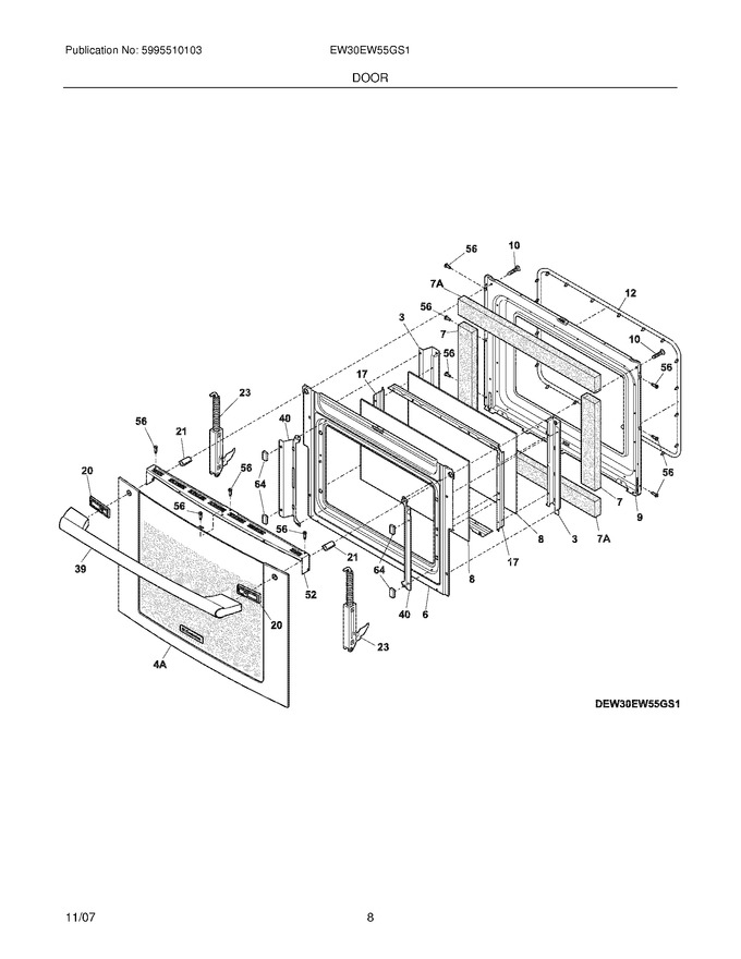 Diagram for EW30EW55GS1