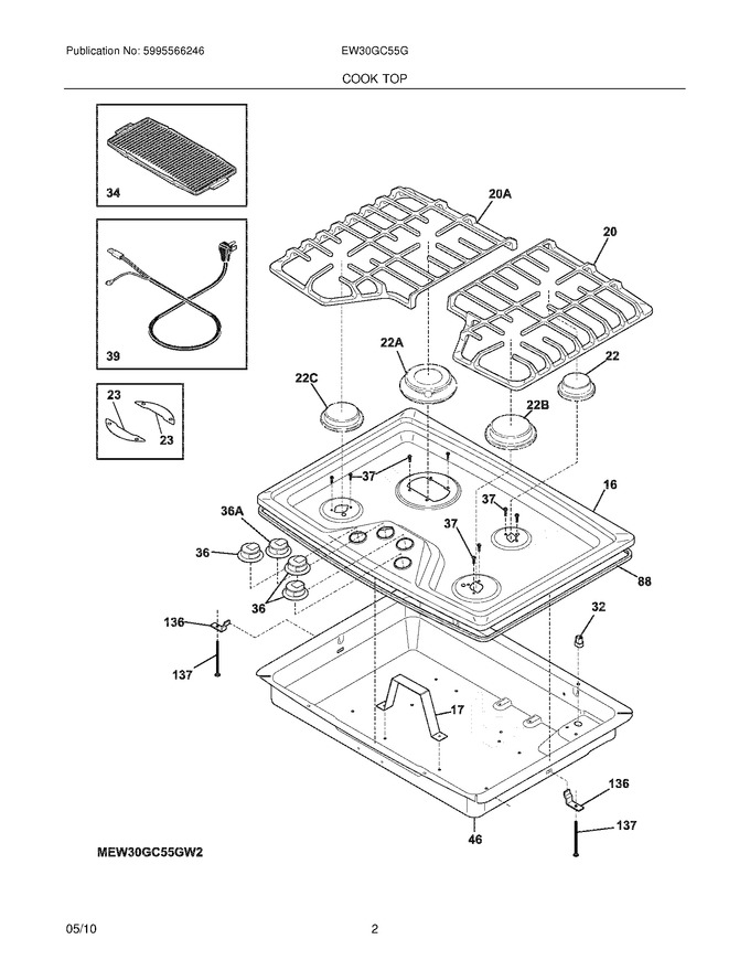 Diagram for EW30GC55GB2