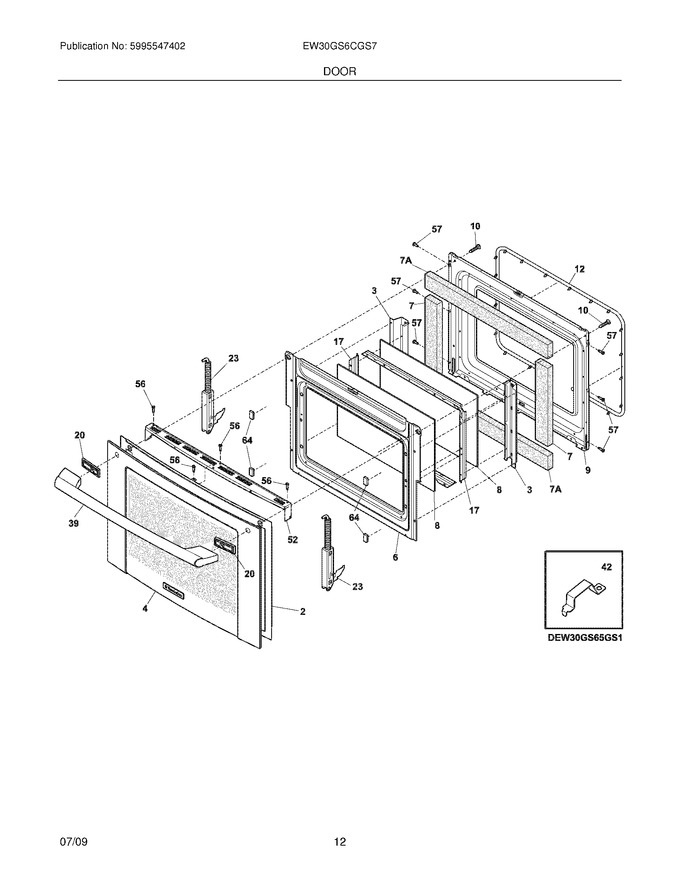 Diagram for EW30GS6CGS7