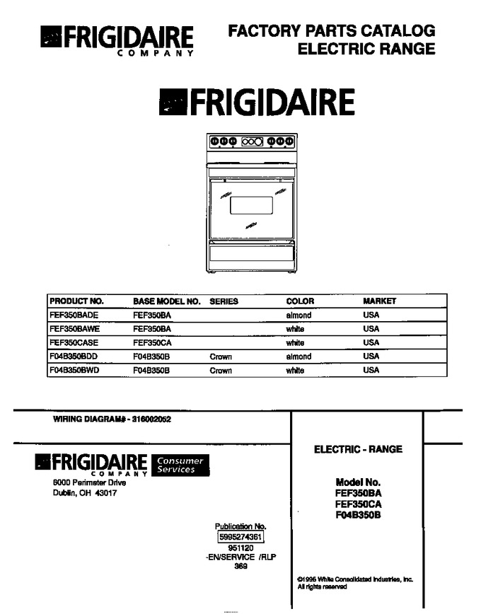 Diagram for FEF350CASE