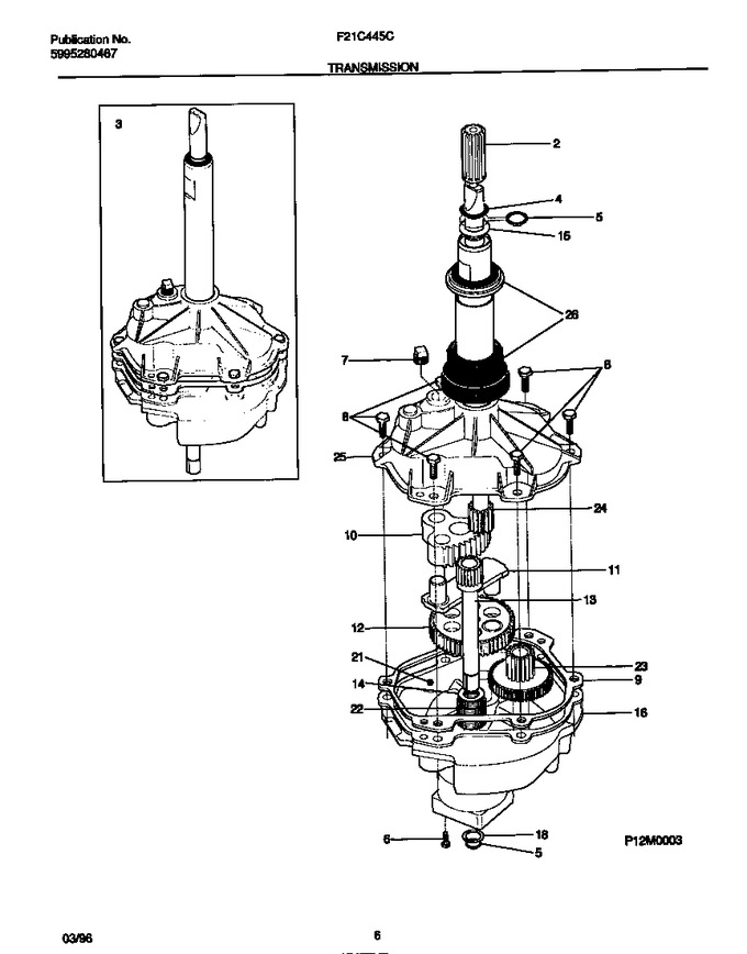 Diagram for F21C445CT3