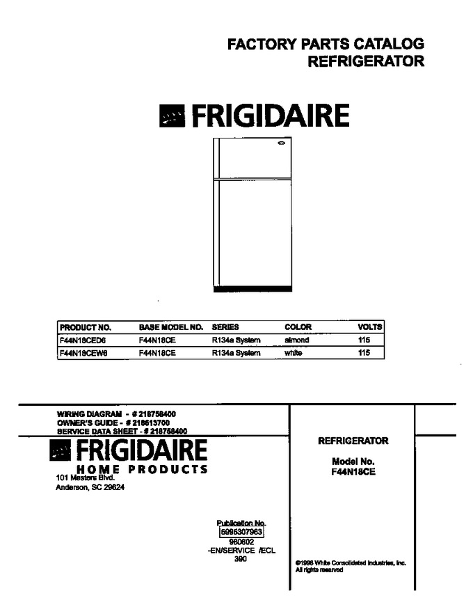 Diagram for F44N18CEW6