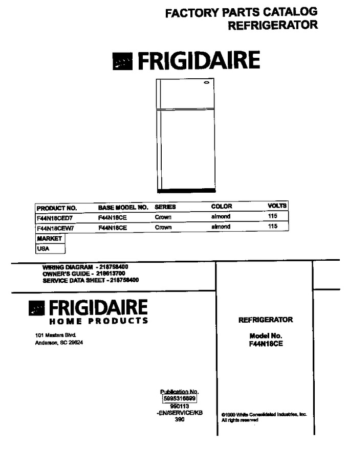 Diagram for F44N18CEW7