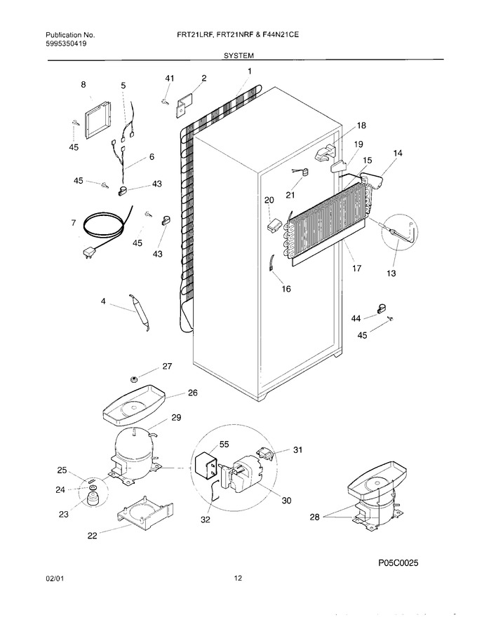 Diagram for FRT21LRFW1