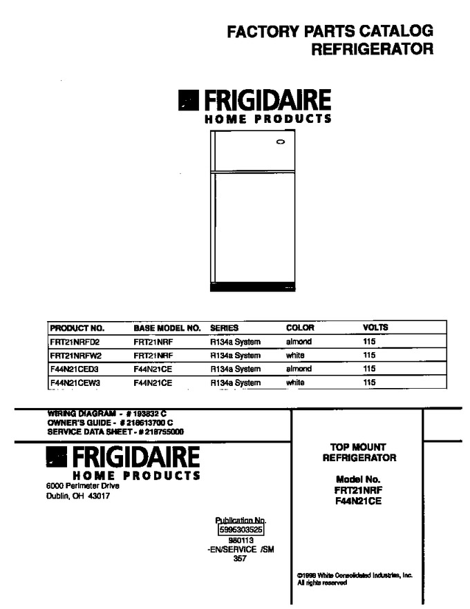 Diagram for FRT21NRFD2