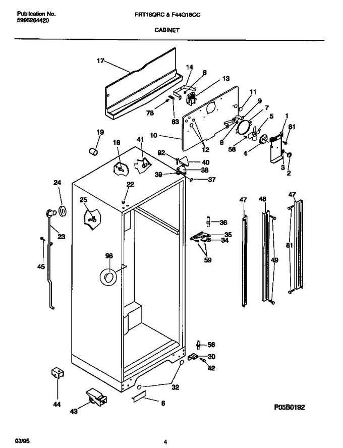 Diagram for FRT18QRCW0