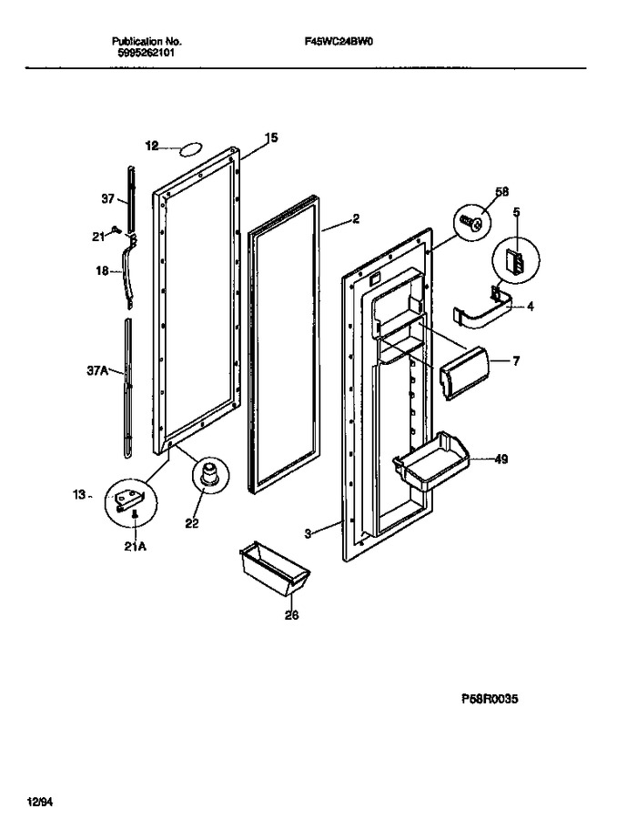 Diagram for F45WC26BW0