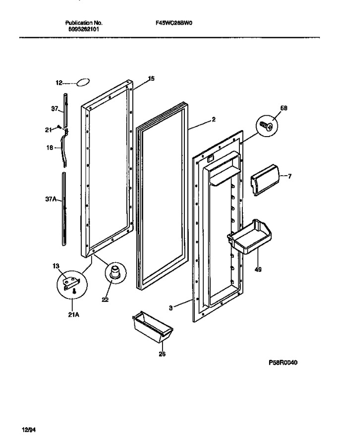 Diagram for F45WC26BW0