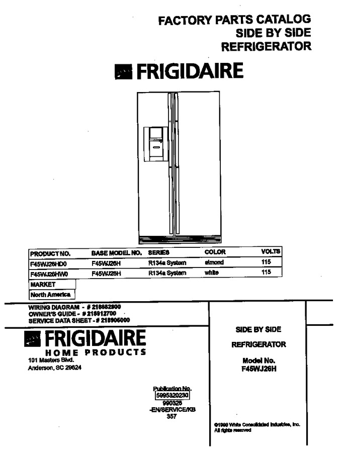 Diagram for F45WJ26HW0