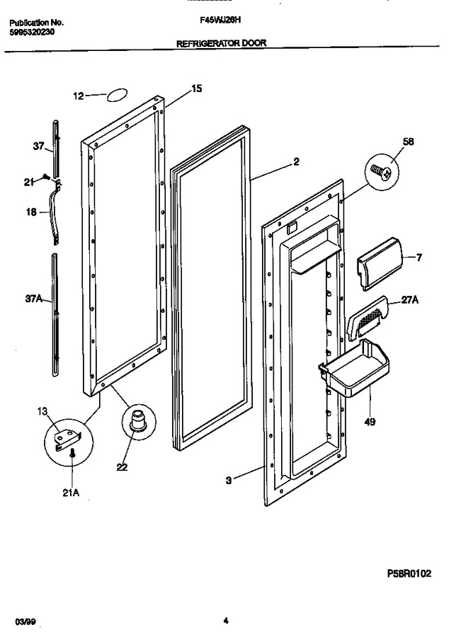 Diagram for F45WJ26HW0