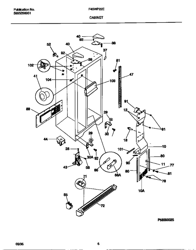 Diagram for F45WP22EW0