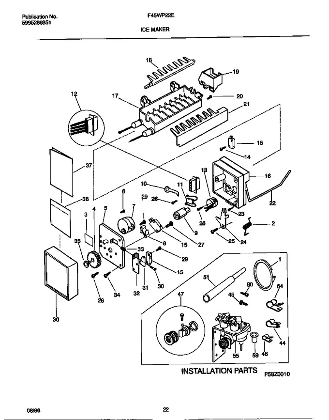 Diagram for F45WP22EW0