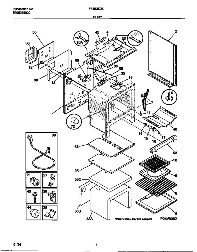 Diagram for F64B350BWB