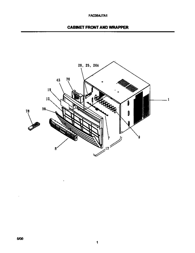 Diagram for FAC054J7A1