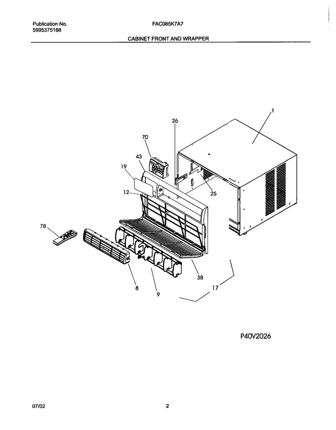Diagram for FAC085K7A7