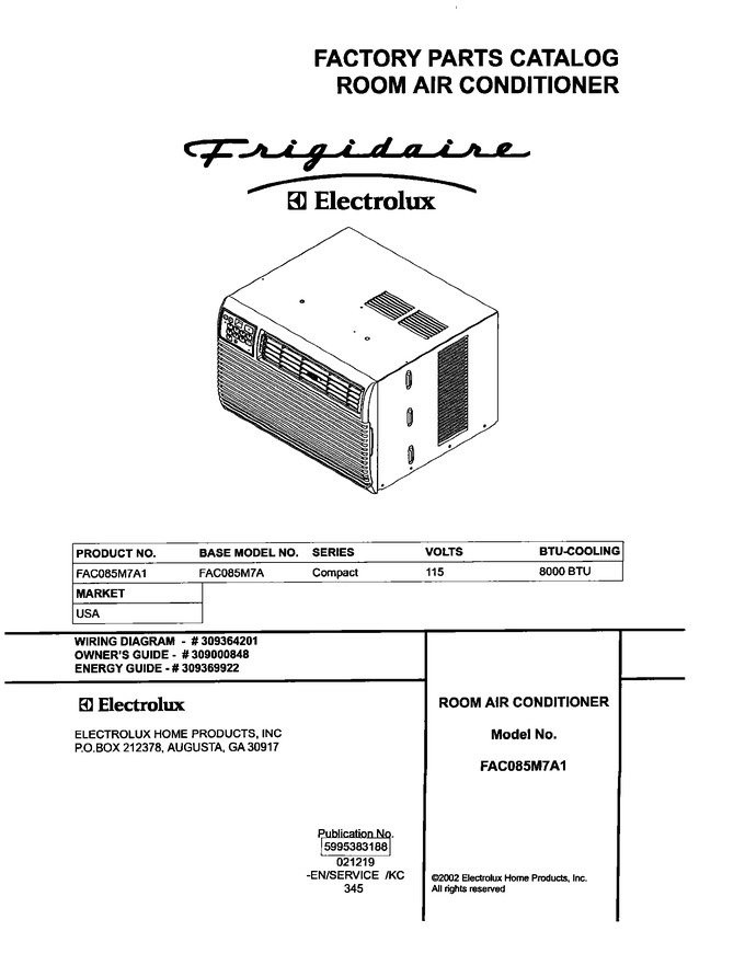 Diagram for FAC085M7A1