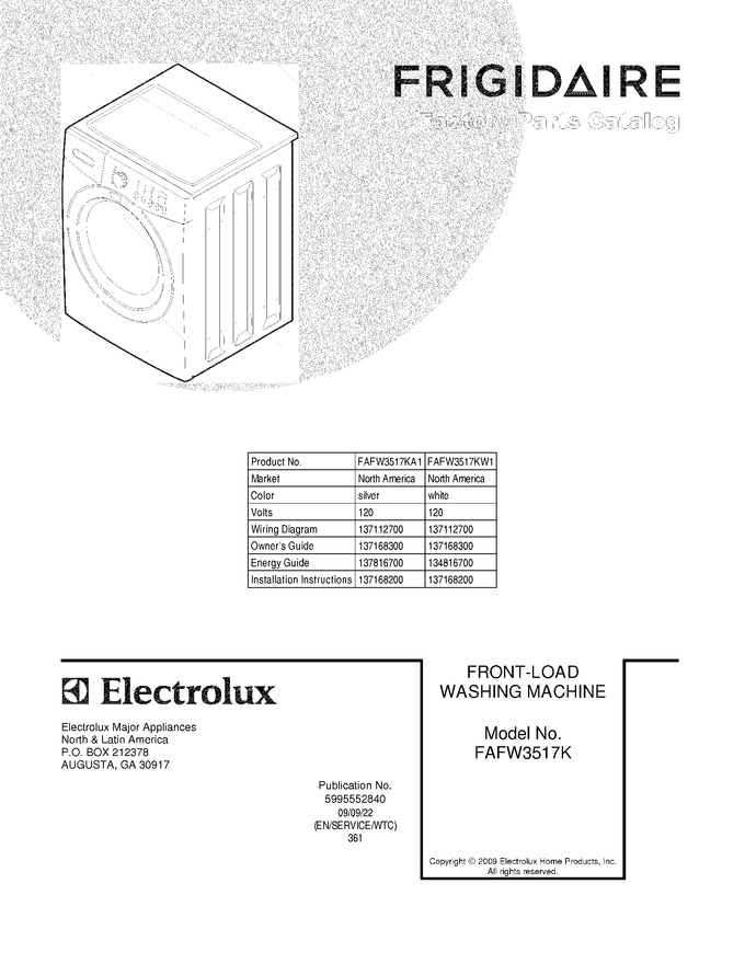Diagram for FAFW3517KW1