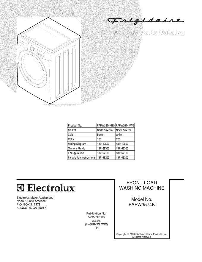 Diagram for FAFW3574KW0
