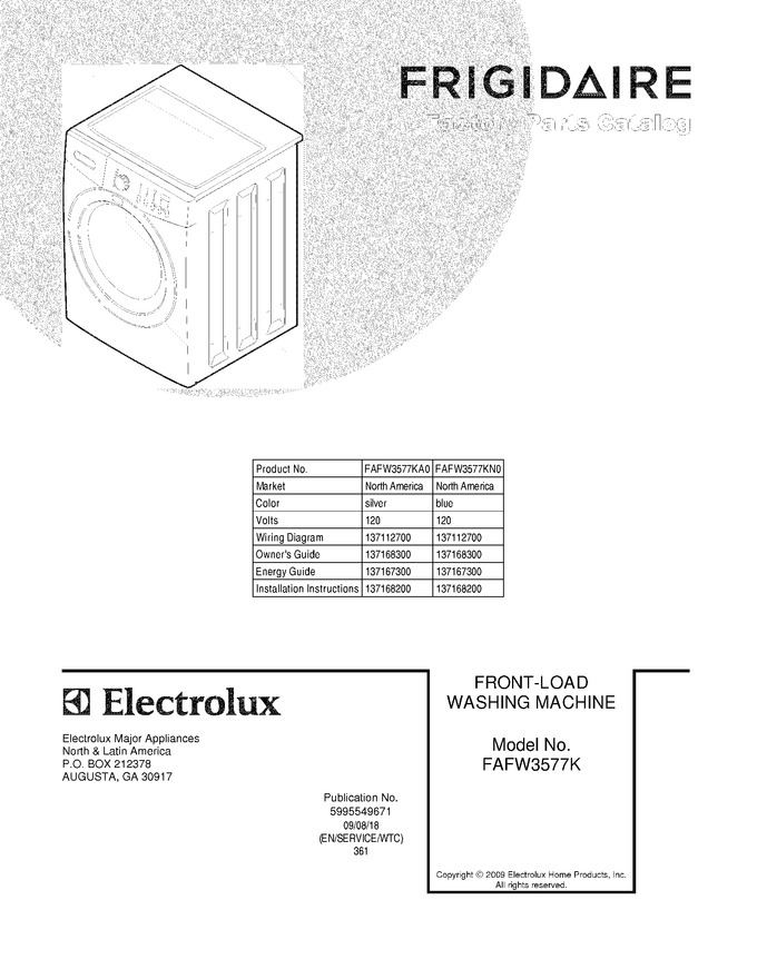 Diagram for FAFW3577KN0