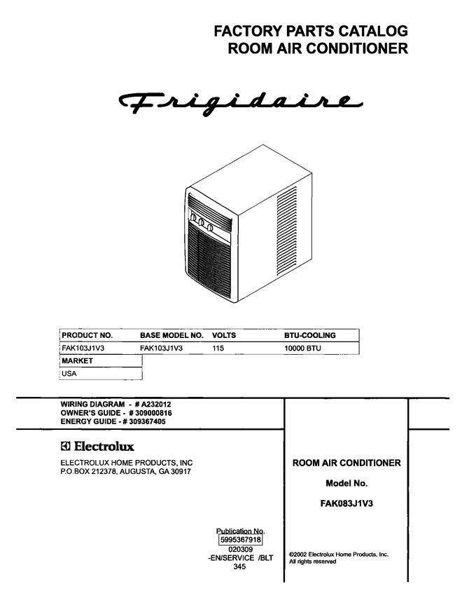 Diagram for FAK103J1V3