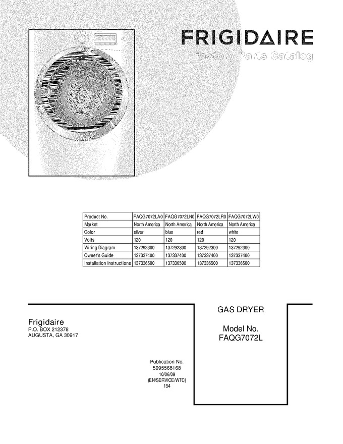 Diagram for FAQG7072LA0