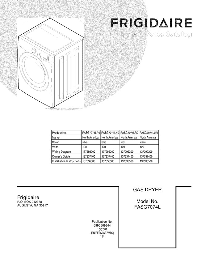 Diagram for FASG7074LN0