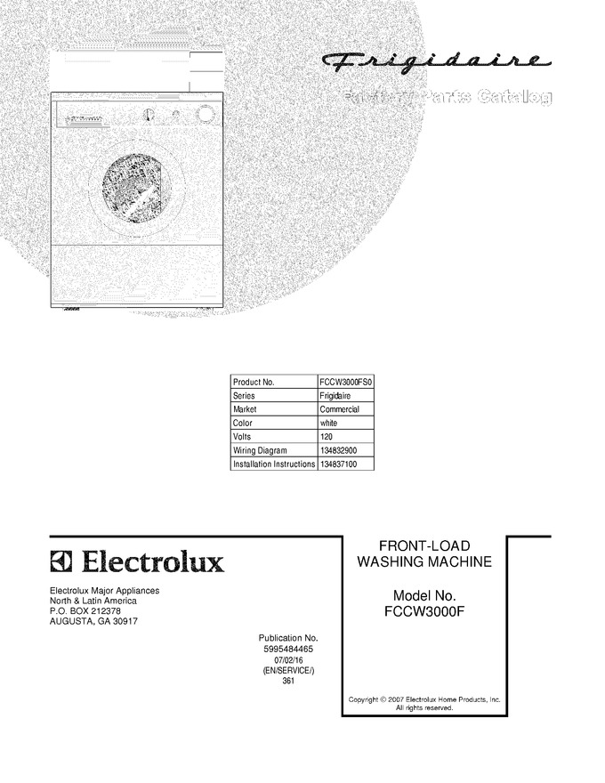 Diagram for FCCW3000FS0