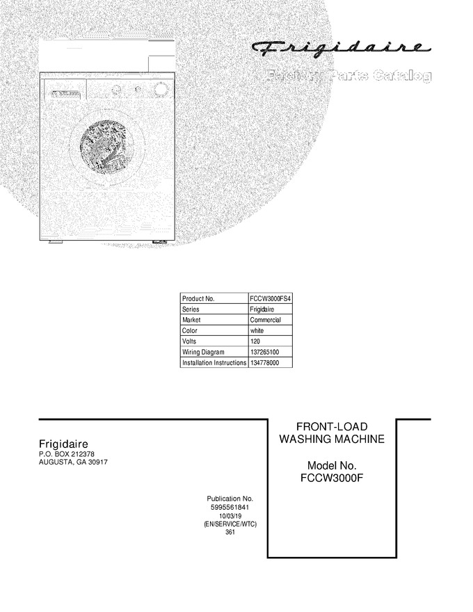 Diagram for FCCW3000FS4