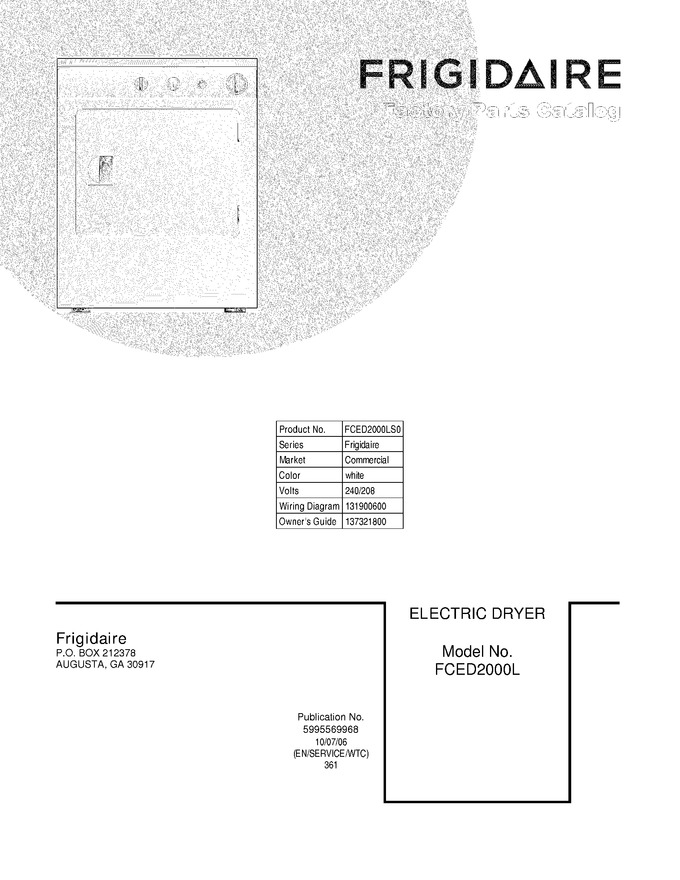 Diagram for FCED2000LS0