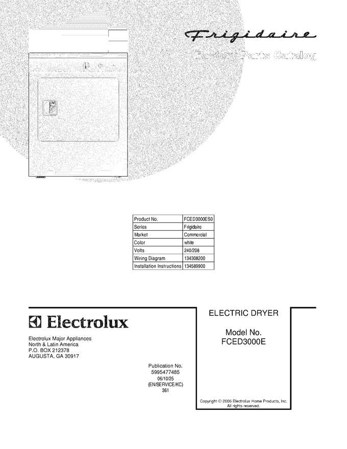 Diagram for FCED3000ES0