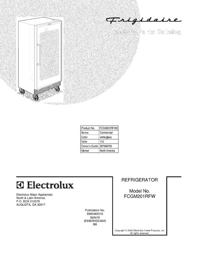 Diagram for FCGM201RFW0