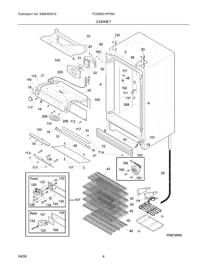 Diagram for FCGM201RFW0