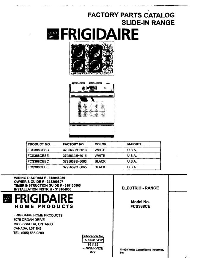 Diagram for FCS388CESC