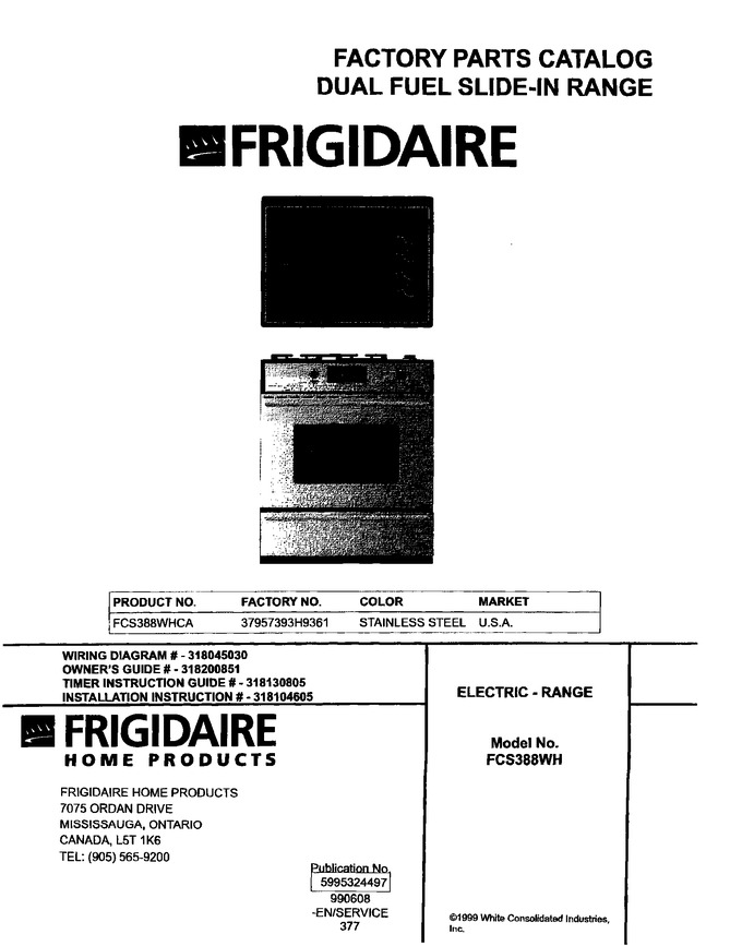 Diagram for FCS388WHCA