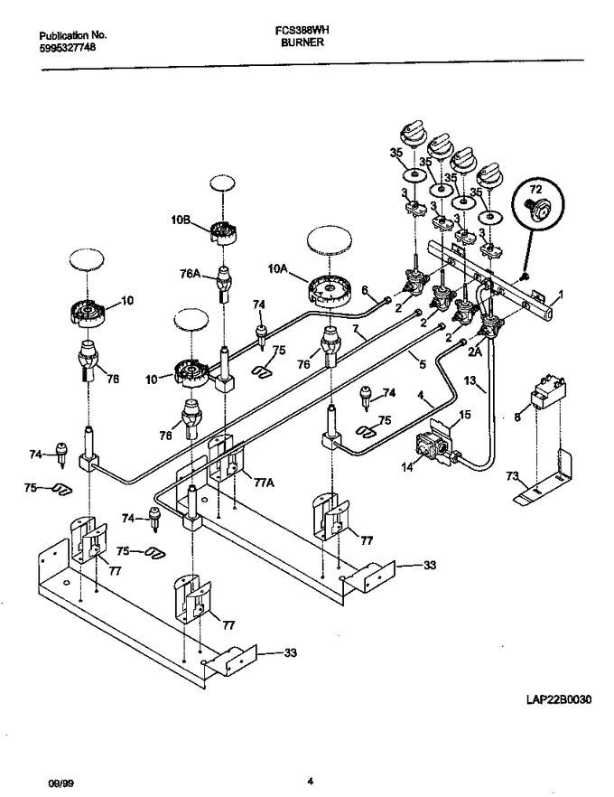 Diagram for FCS388WHCB
