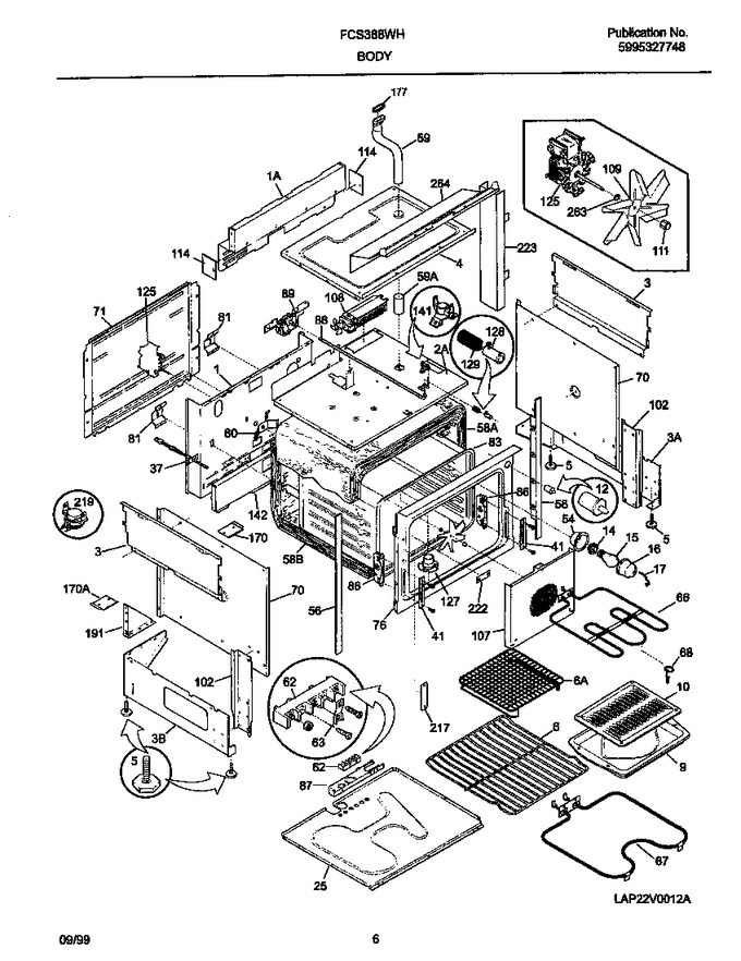 Diagram for FCS388WHCB