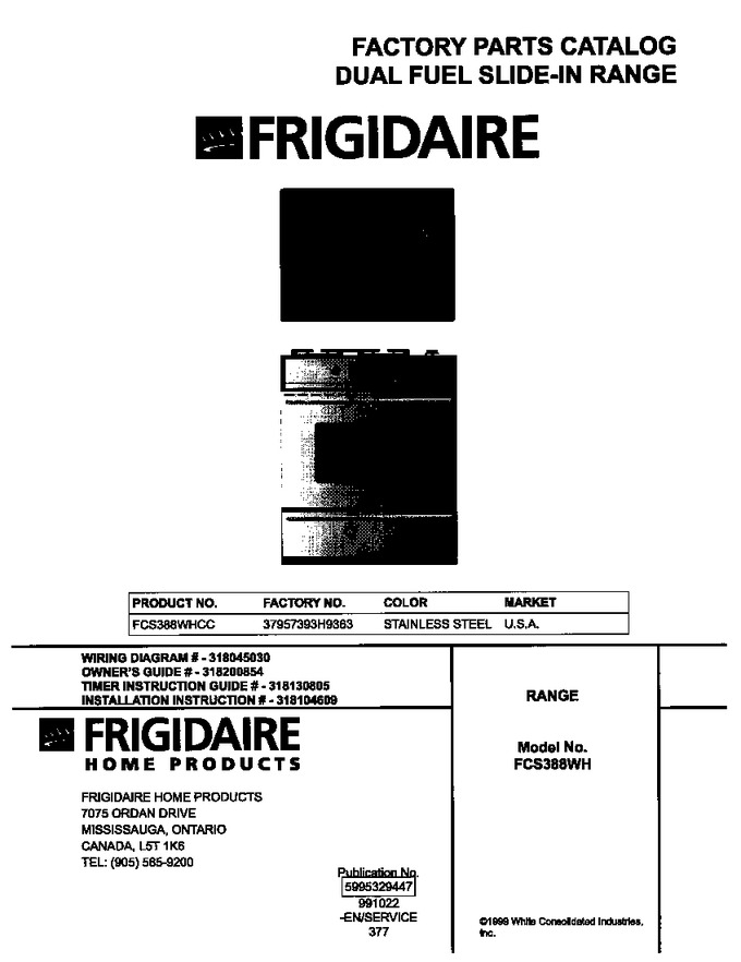 Diagram for FCS388WHCC