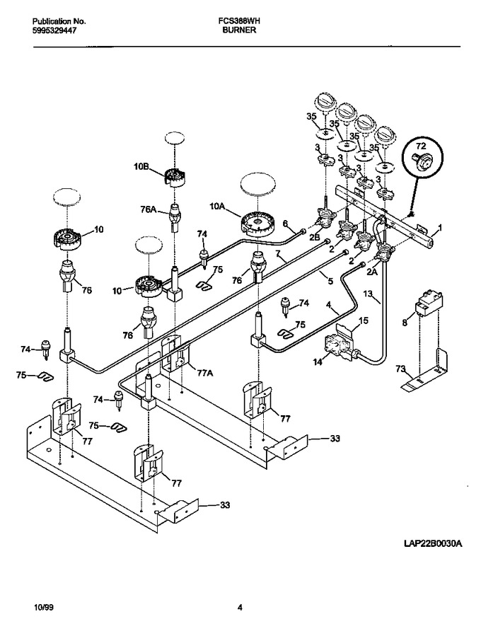 Diagram for FCS388WHCC