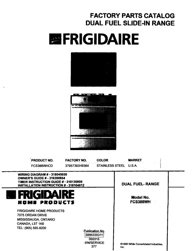 Diagram for FCS388WHCD