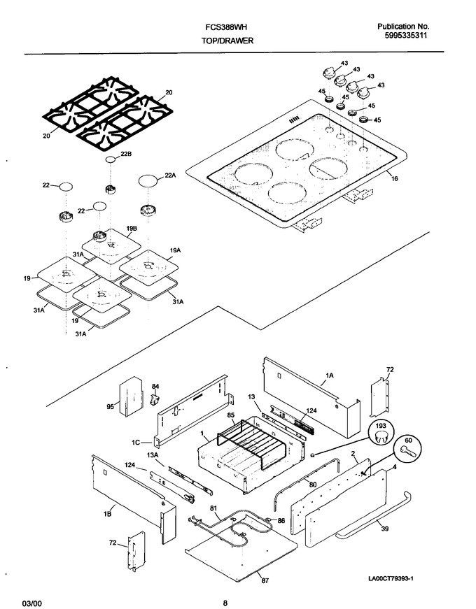 Diagram for FCS388WHCD