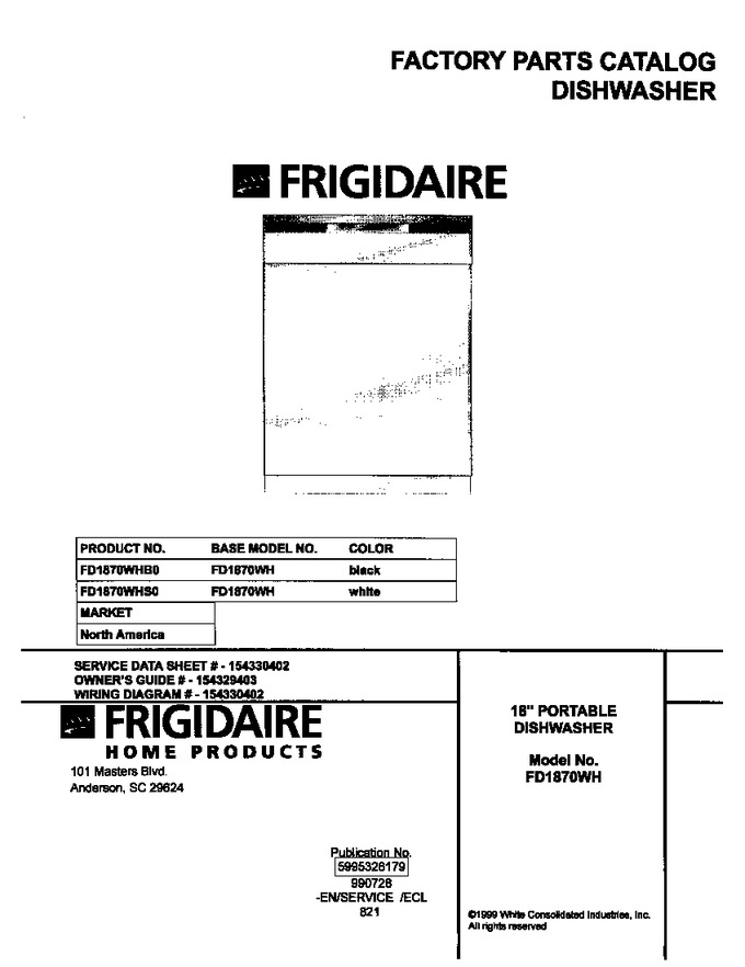 Diagram for FD1870WHB0