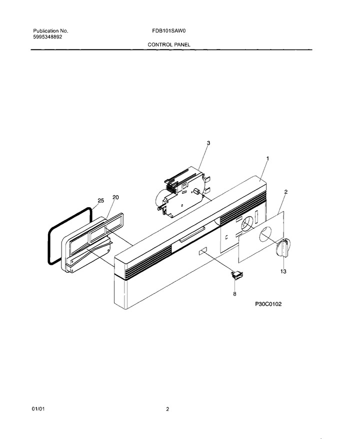 Diagram for FDB101SAW0