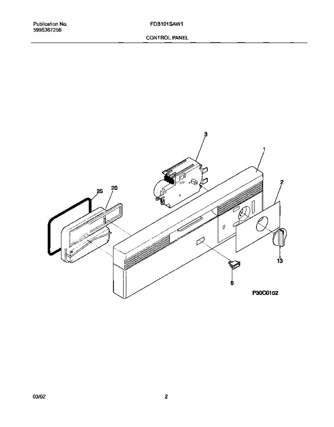 Diagram for FDB101SAW1